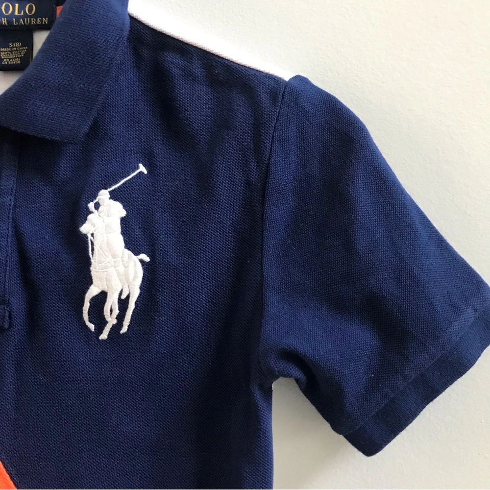 Ralph Lauren Multi Color Polo Shirt, Size 8 Boys. - Picture 3 of 6